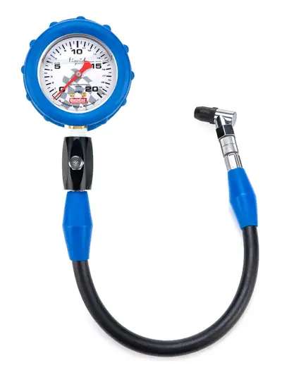 Quickcar Racing Products Tire Gauge 20 PSI Liquid Filled