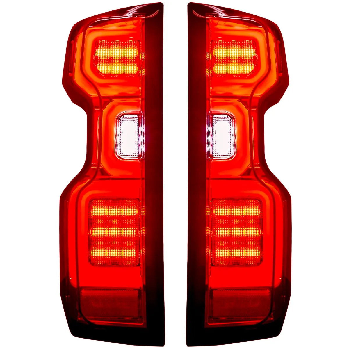 Chevy Silverado 2500/3500 20-23 Ultra Bright OLED Tail Lights (Replaces Factory/OEM Halogen Tail Lights Only) - Multiple Lens product image