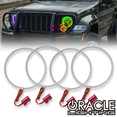 Oracle Lighting ORACLE Lighting 2008-2013 Jeep Liberty LED Headlight Halo Kit