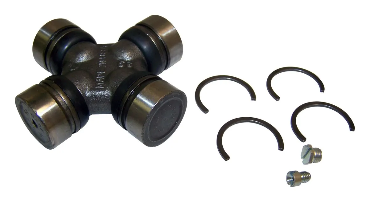 1976-1986 CJs;1984-1992 XJ Cherokee MJ Comanche w/o ABS;1987-1995 YJ Wrangler w/o ABS;Front Axle Shaft 260 Series U-Joint; 1.06" Cap; Grease Fitting in Bearing Cap product image