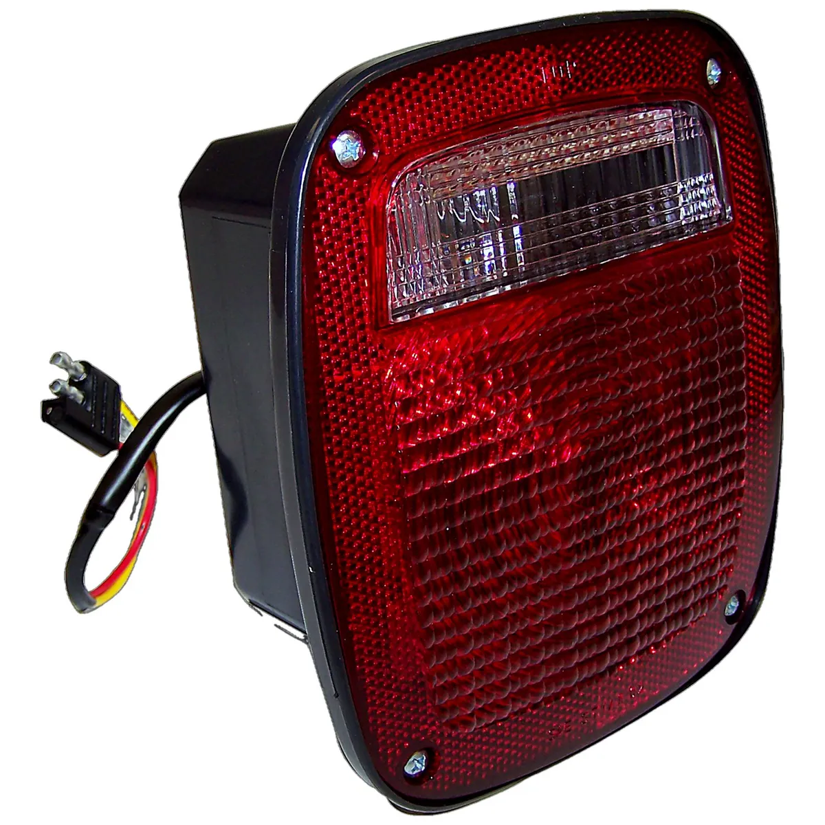 Crown Automotive Jeep Replacement J5457198 Rt. Tail Lamp w/ Black Body, w/o License Lamp Window for 1976-80 Jeep CJ-5, CJ-7 product image