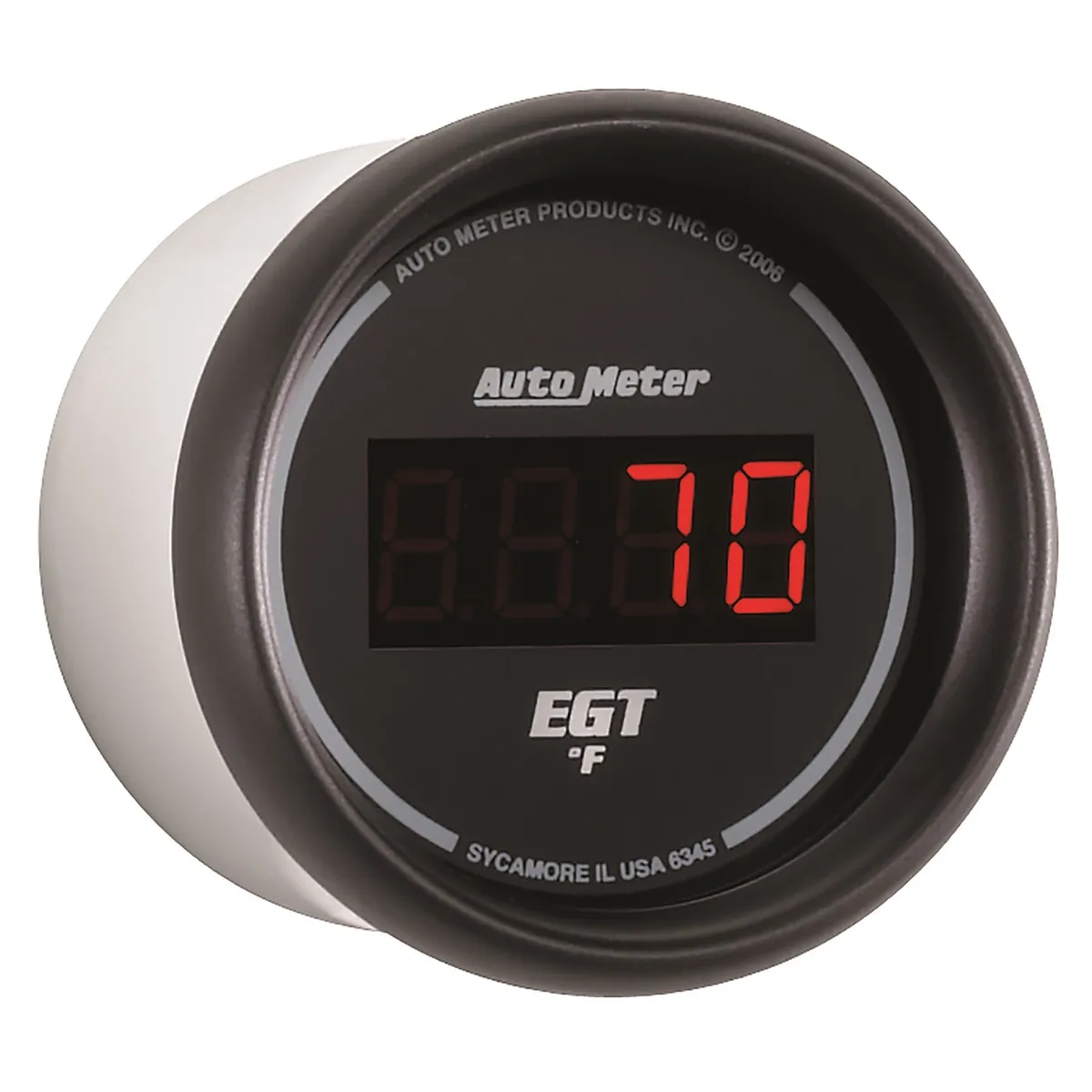 Gauge, Pyrometer (EGT), 2 1/16", 1600?F, Digital, Black Dial w/ Red LED product image